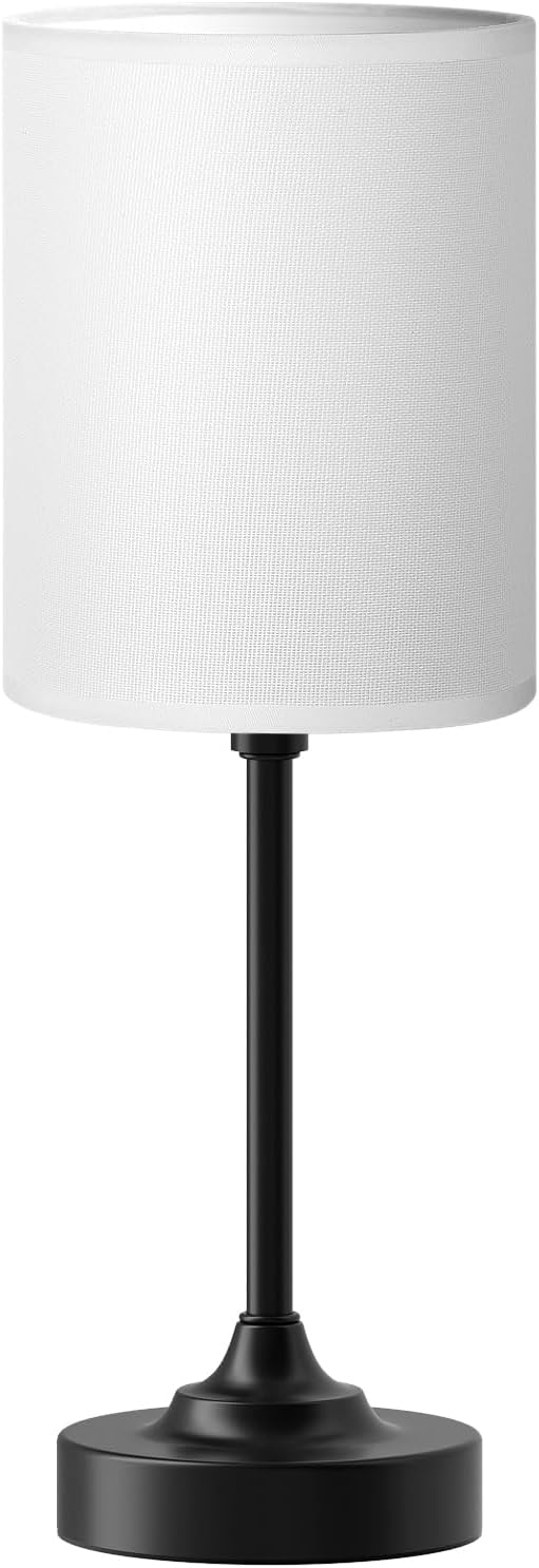 Linen Shade Touch 3-Way Dimmable Table Lamp