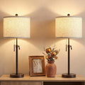 Adjustable Dimmable Farmhouse Table Lamps Set